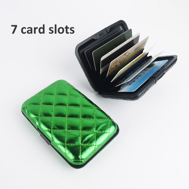 Quilted Leather RFID Kuvharira Chikwereti Kadhi Holder