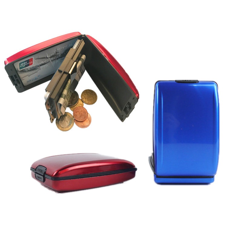 Multifunctional RFID Aluminium Kadhi Holder Wallet YeCash Card Coins